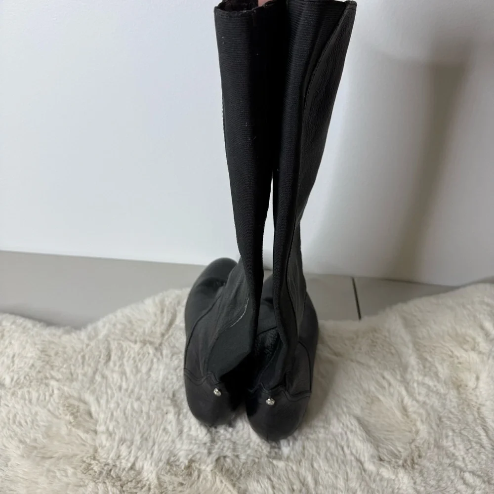 ANTONIO MELANI‎ Black Over the Knee Boots